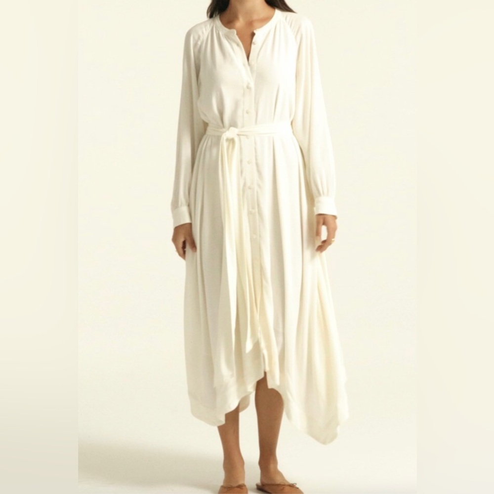 Handkerchief hemline dress